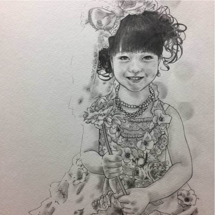 似顔絵イラストオーダー8月のご予約受付7/22 (土)pm 5:00~