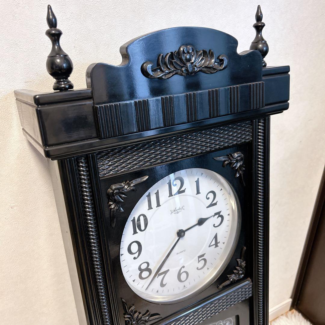 【動作品】愛知時計 振り子時計 日本製 ビンテージ 掛け時計 昭和レトロ