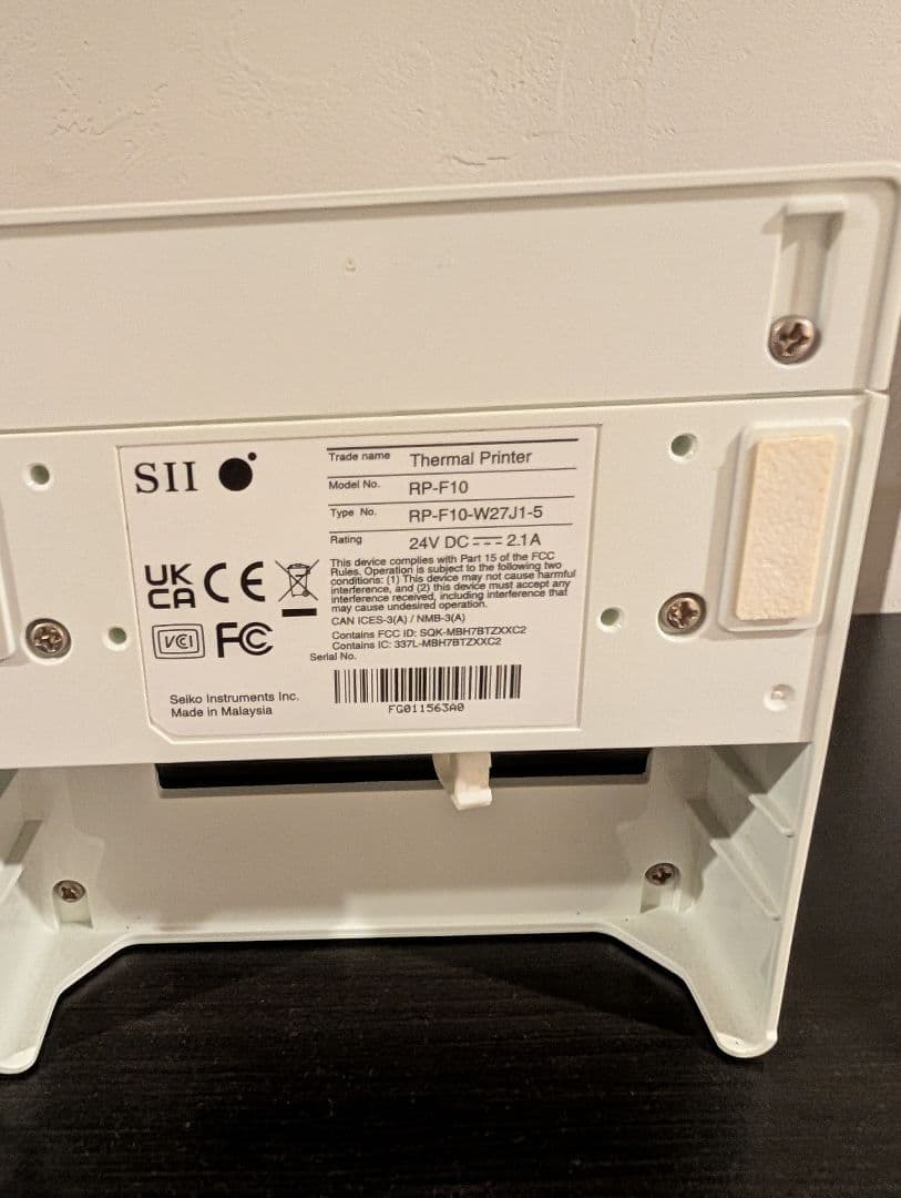 【中古美品・完動品】サーマルプリンターRP-F10