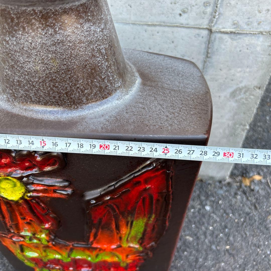 W.GERMANY 西ドイツ　ビンテージ　281-54 陶製　置き物　鶏