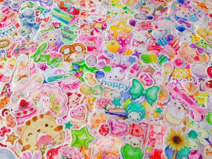 可愛いい❤️❤️フレークシール( ⸝⸝•ᴗ•⸝⸝ )アニマルmixセット♡♡