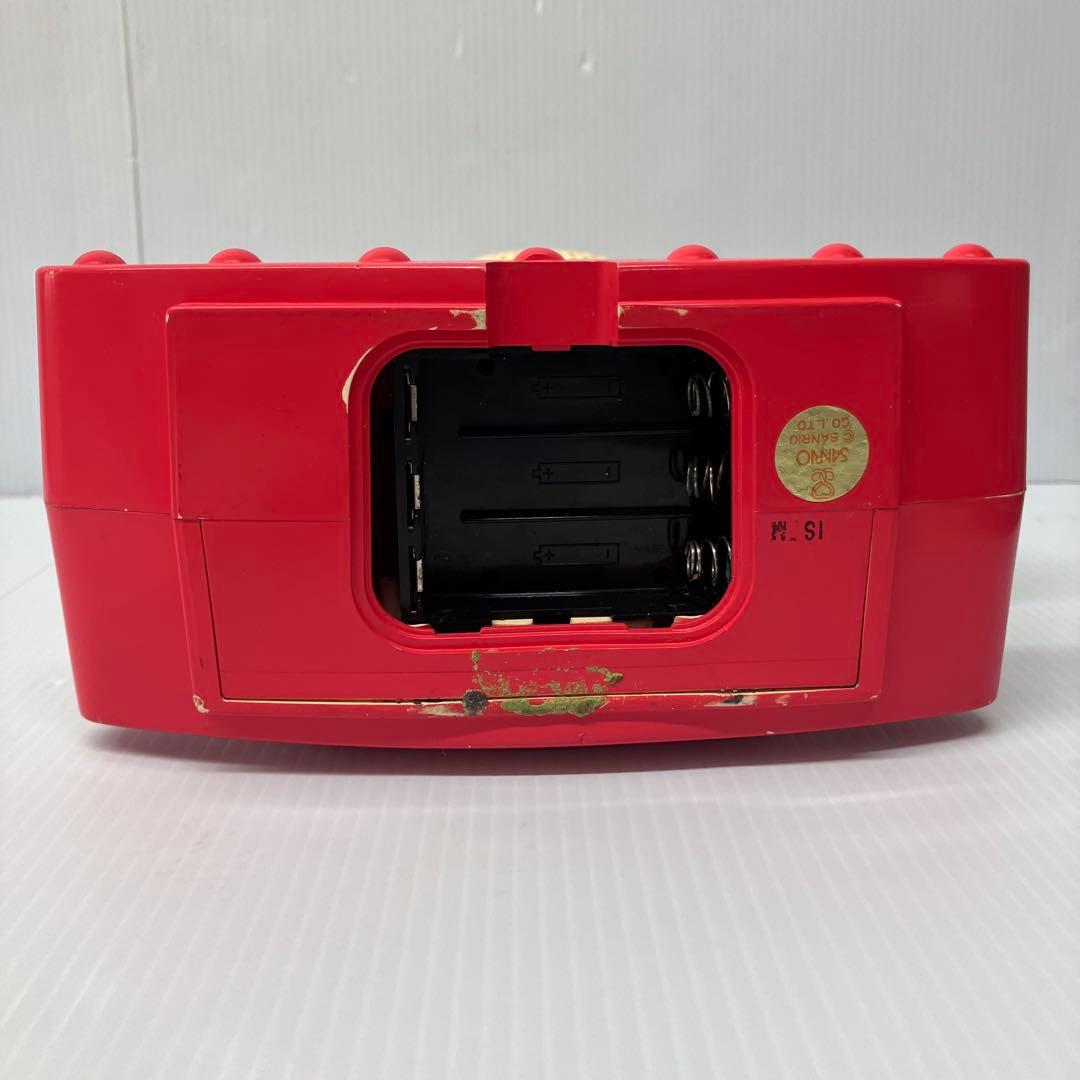 【HELLO KITTY】おしゃべり目覚まし時計　木馬キティ　当時物　希少　レア