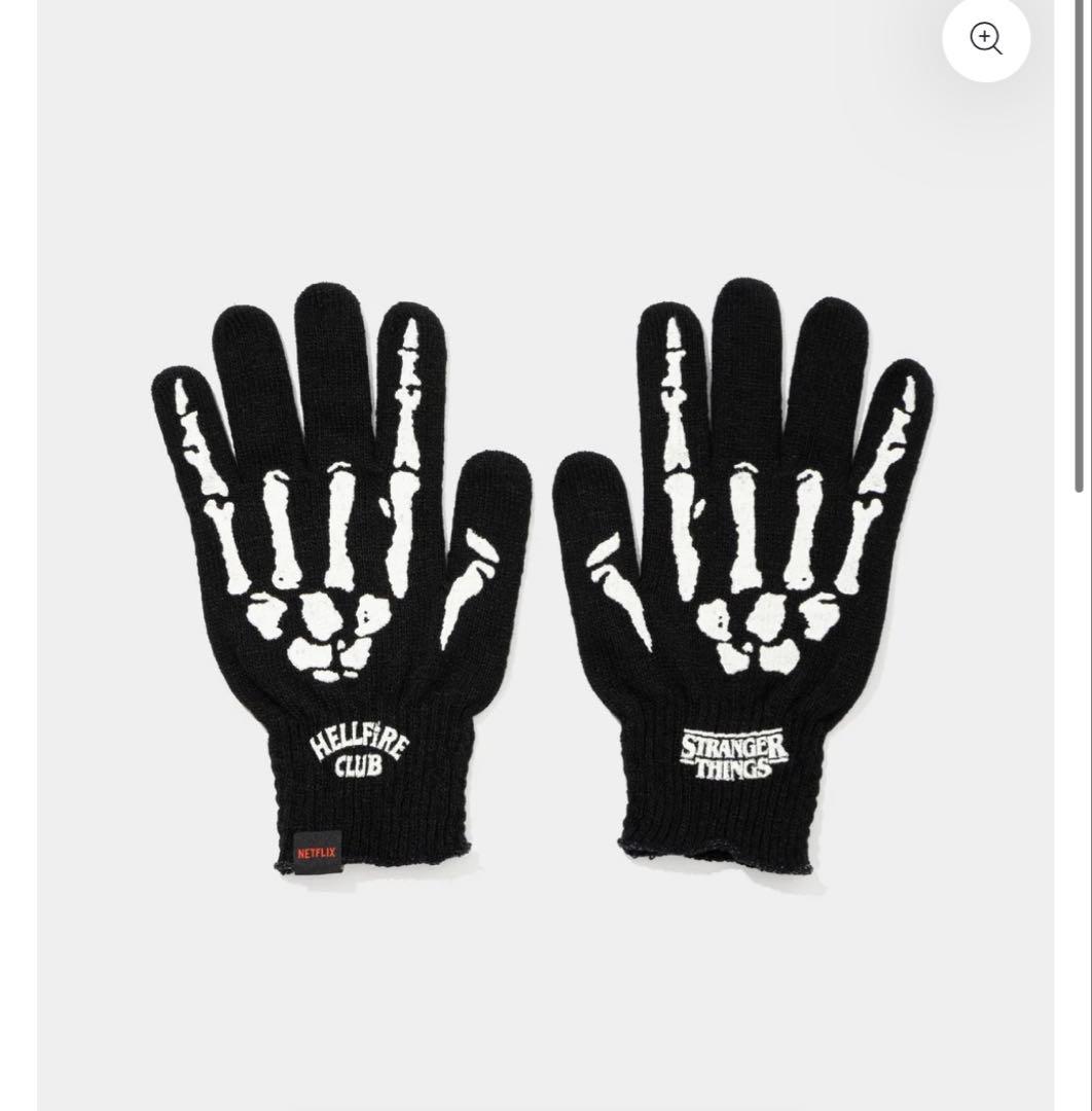 ストレンジャーシングス HELLFIRE CLUB 手袋