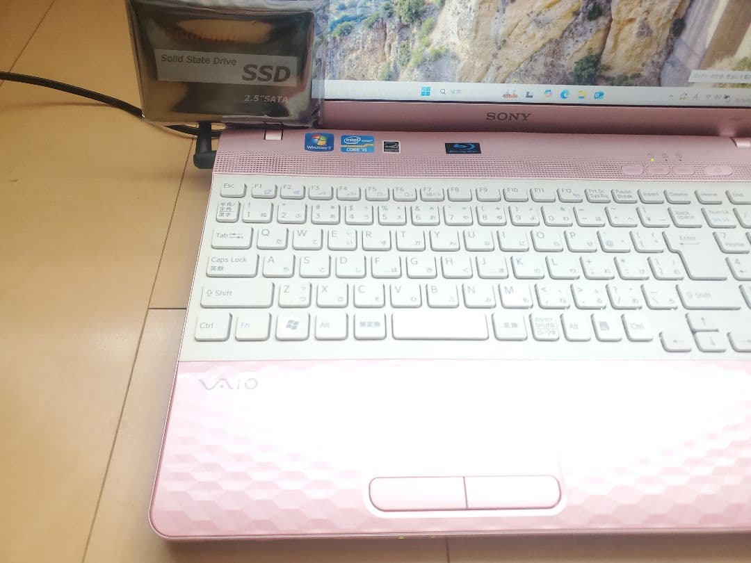 VAIO 超高速i7/新品高速SSD256GB/16GB//オフィス2021★