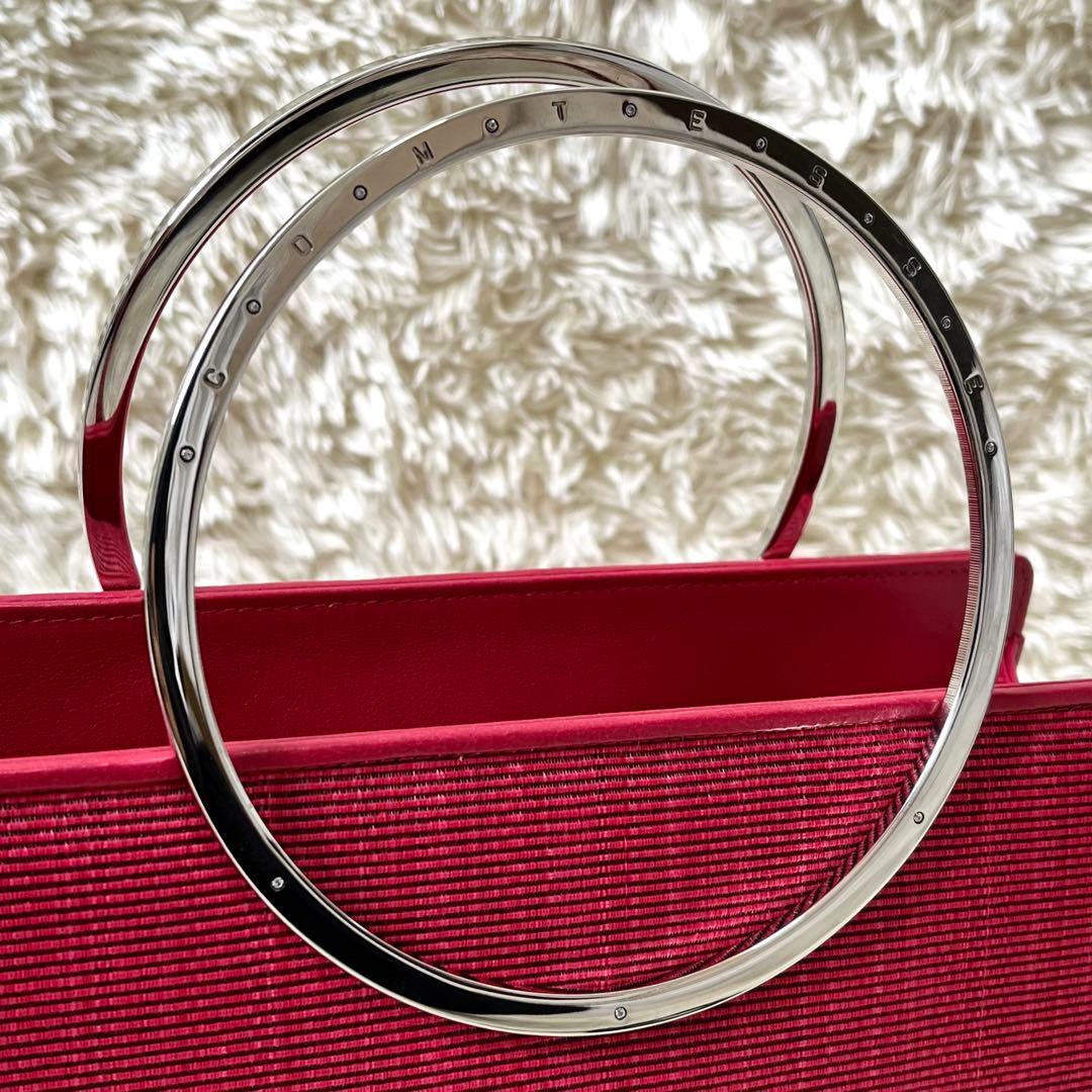 【希少】 コンテス　ハンドバッグ　コルネリー　ホースヘアー　マゼンタ　ピンク