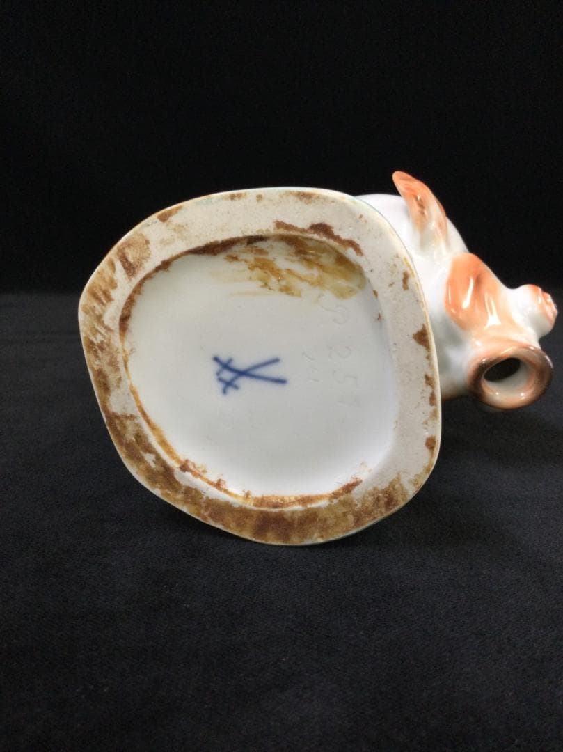 マイセン MEISSEN デメキン 出目金 金魚 フィギュリン 置物 オリジナル