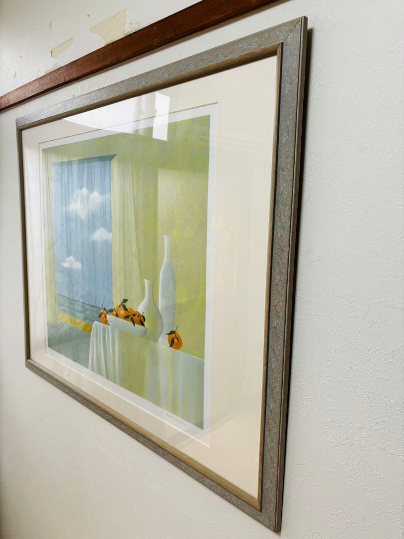額装　アート　サイン入り　デシェルプレトレ　絵画 インテリア