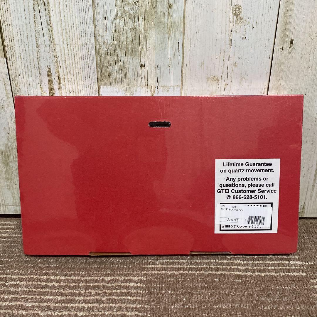 【USA製】Betty Boop ベティブープ　 ウォールクロック　壁掛け時計