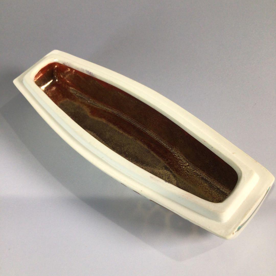 Ｐ３９１　香合　『桃岡堂造』『仁清風松竹梅鶴亀絵』『ぶりぶり香合』　共箱　茶道具