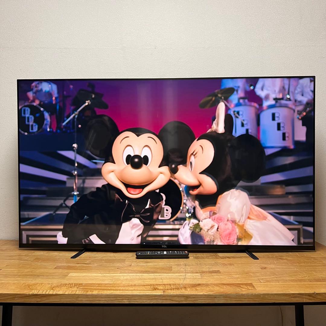 TCL 65V型 4K 液晶テレビ スマートテレビ 65P8S ネット動画アプリ