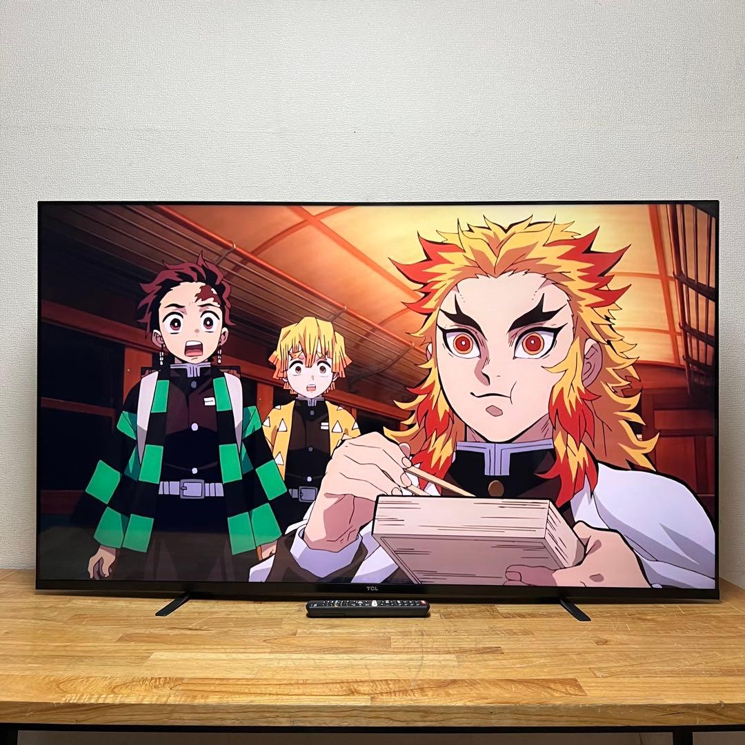 TCL 65V型 4K 液晶テレビ スマートテレビ 65P8S ネット動画アプリ