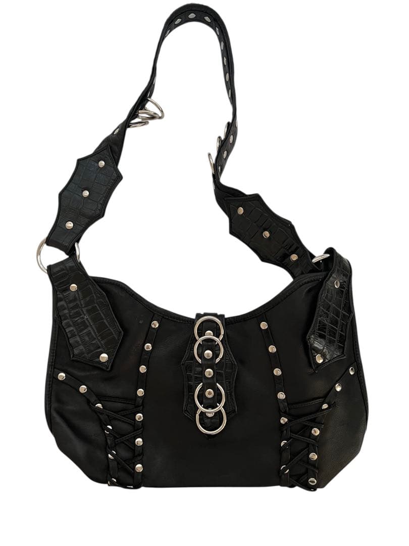 GINZI スタッズ ショルダーバッグ y2k パンク