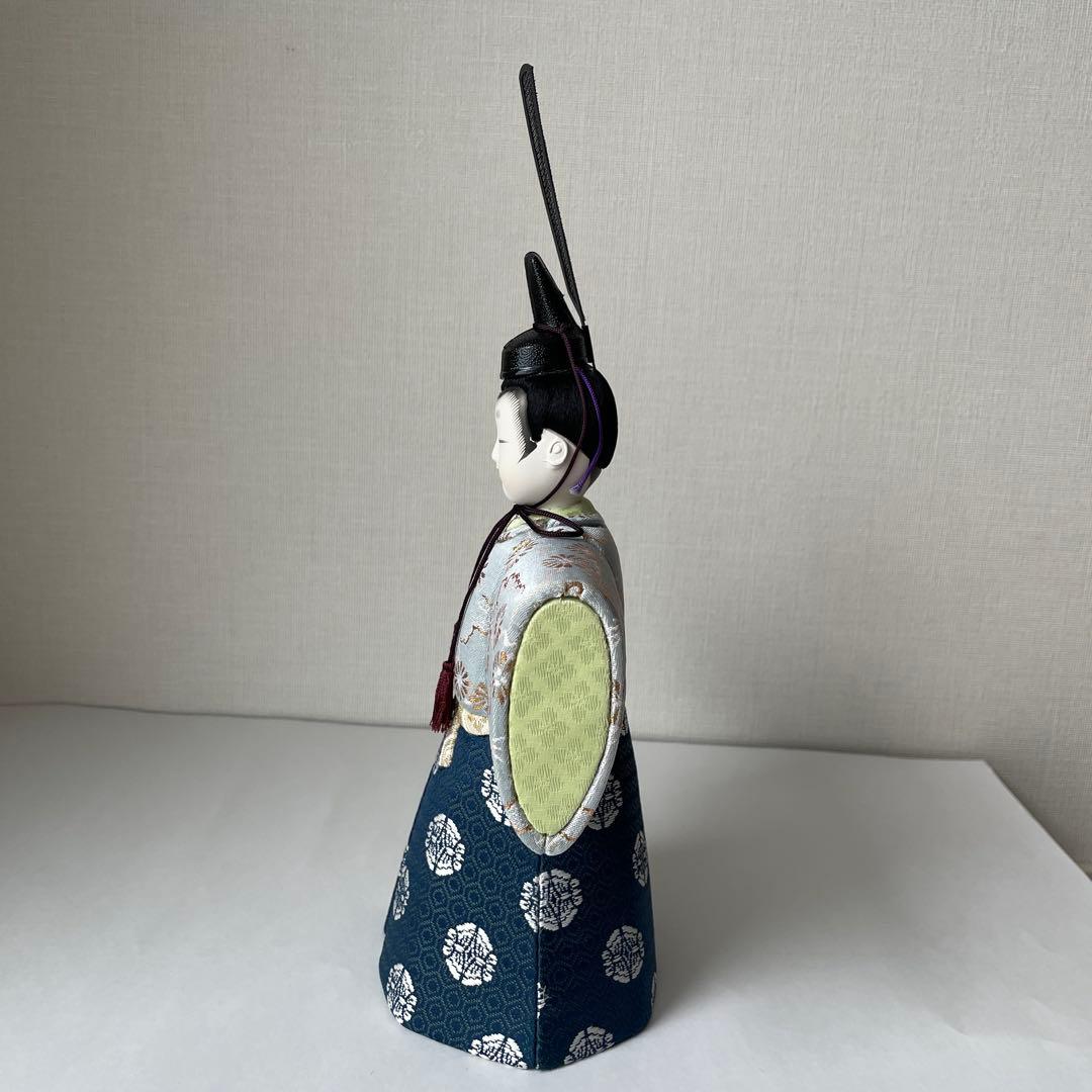 お雛様　立ち雛　木目込み人形　久月　ガラスケース付き　雪洞付き