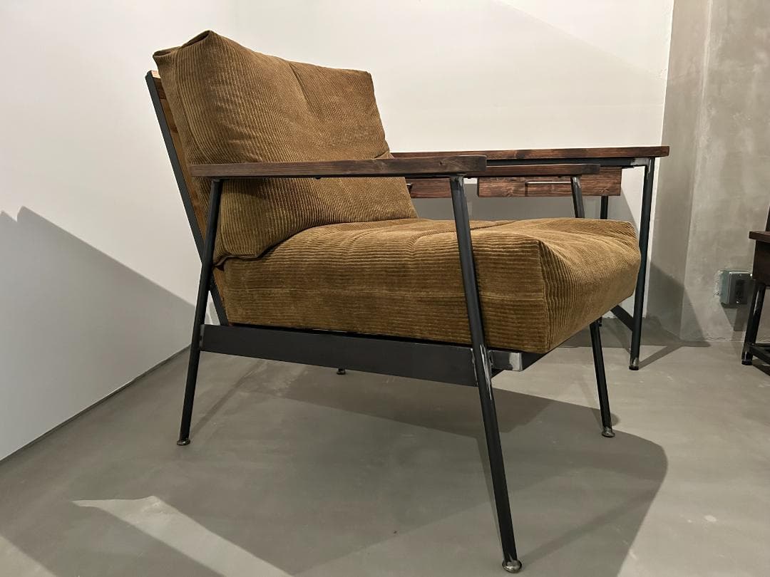 ★週末セール★インダストリアルブランチ【1人掛けソファ（展示品）】アイアン家具