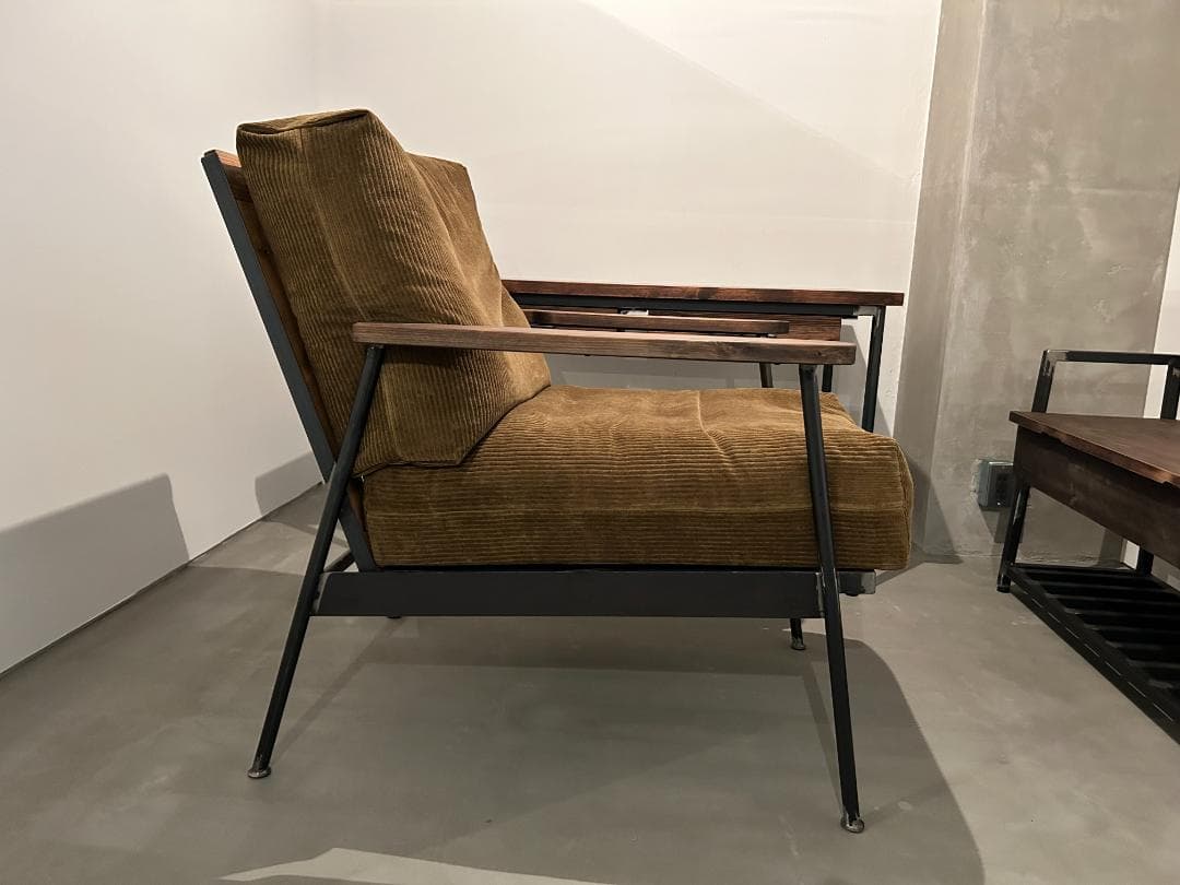 ★週末セール★インダストリアルブランチ【1人掛けソファ（展示品）】アイアン家具