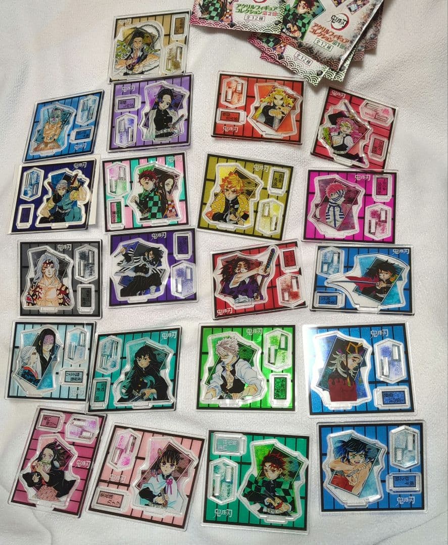 鬼滅の刃 全メンバー２１個 アクリルフィギュアコレクション　vol.1と2