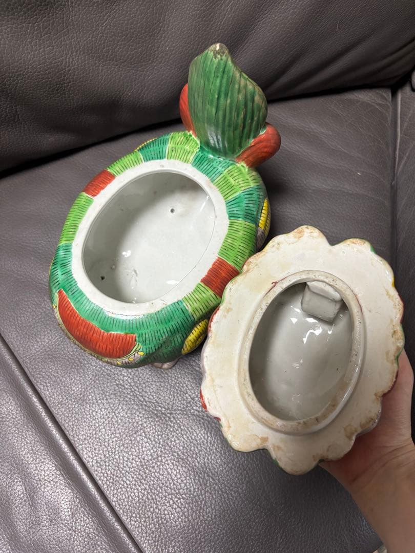 獅子　香炉　置物