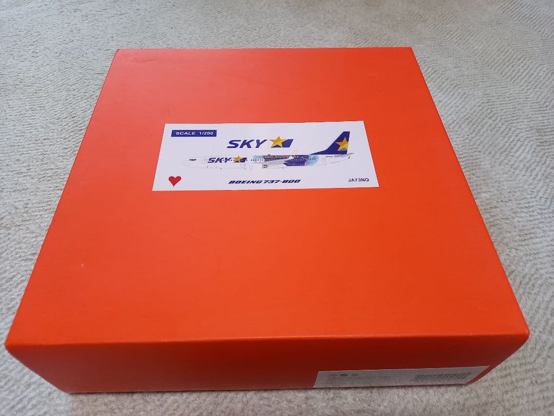 Jcwings　 1/200 スカイマーク 20周年記念塗装　JA73NQです。
