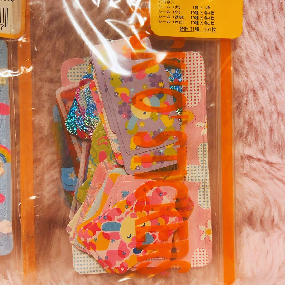 希少レア　ウサハナ　平成レトロ　ボールペン　シールパック　2004~5 サンリオ