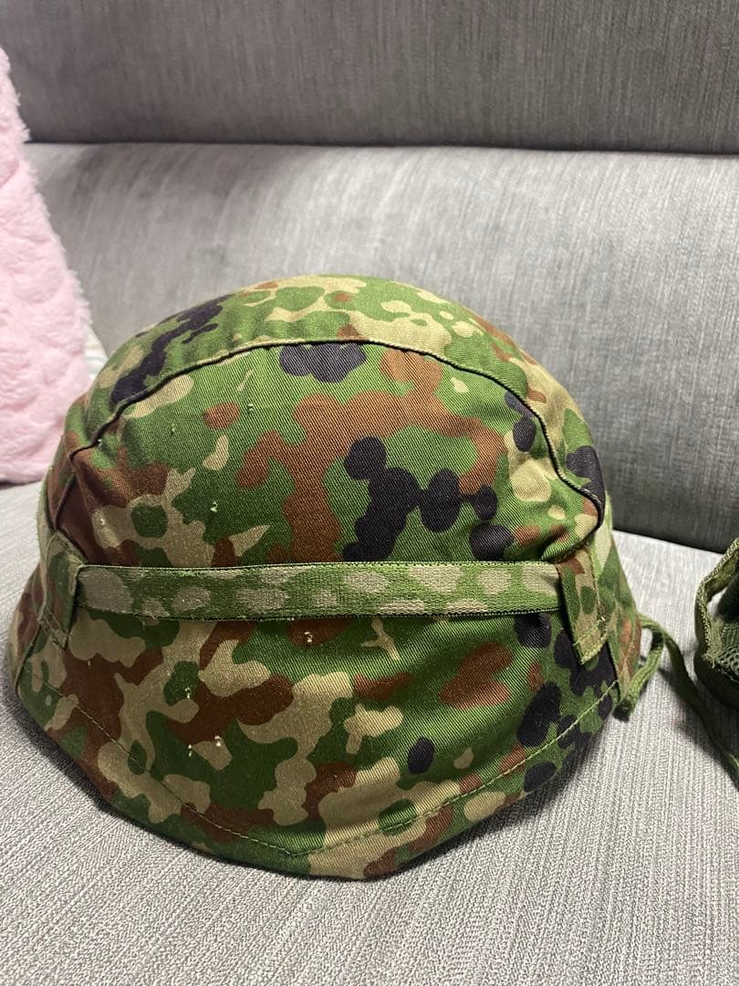 陸自迷彩 鉄帽レプ 鉄鉢　メッシュパッド付き