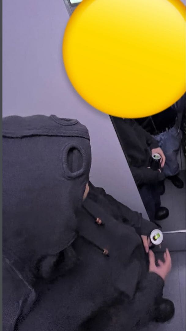 トップス JIAN YE 25ss ORBIT MASK HOOD