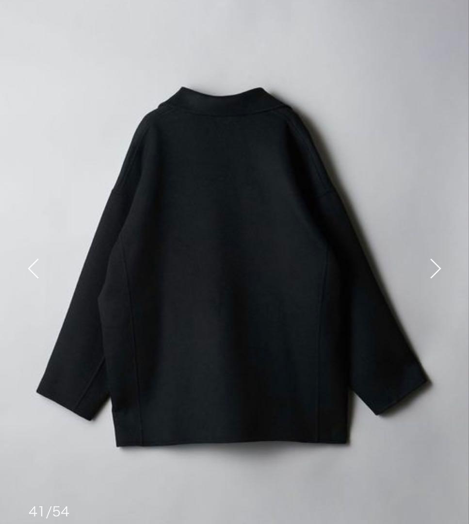 【未使用】BEAUTY&YOUTH リバー テーラードミドルコート　黒M