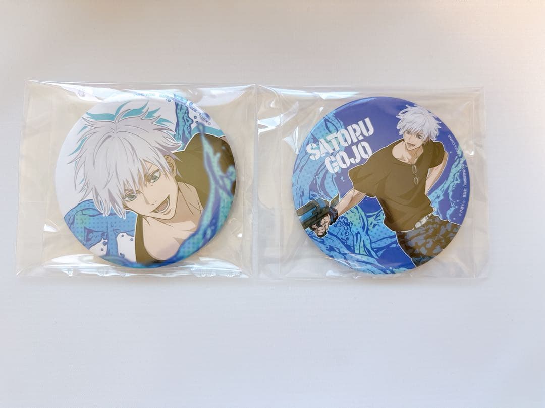 呪術廻戦 セガラッキーくじ 五条悟 缶バッジ スプラッシュバトル