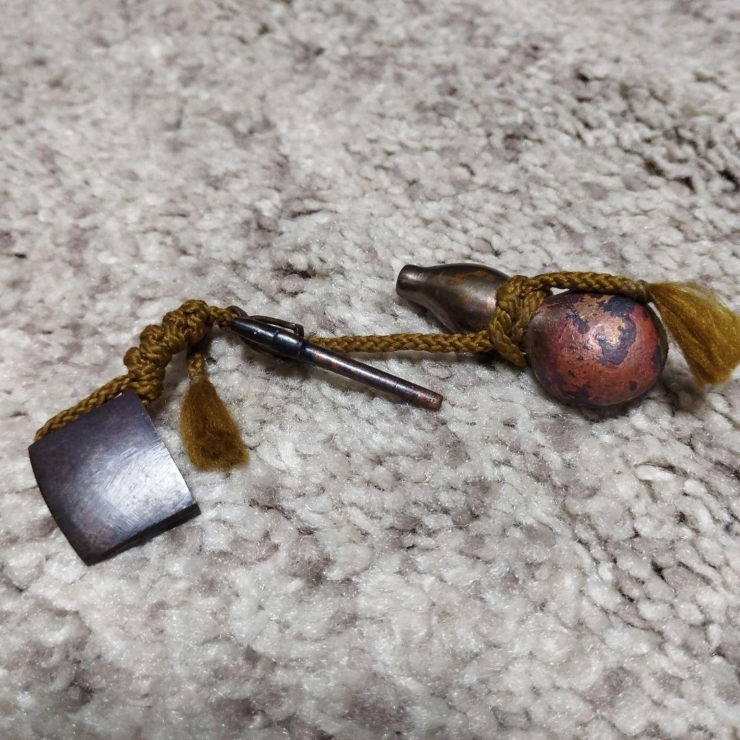 目釘抜き　ハバギ付　刀装具　武具　日本刀