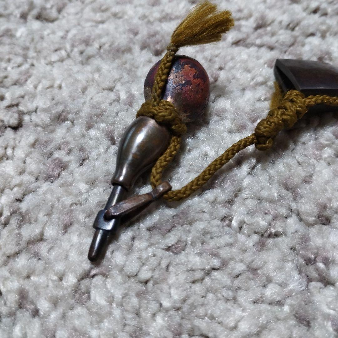 目釘抜き　ハバギ付　刀装具　武具　日本刀