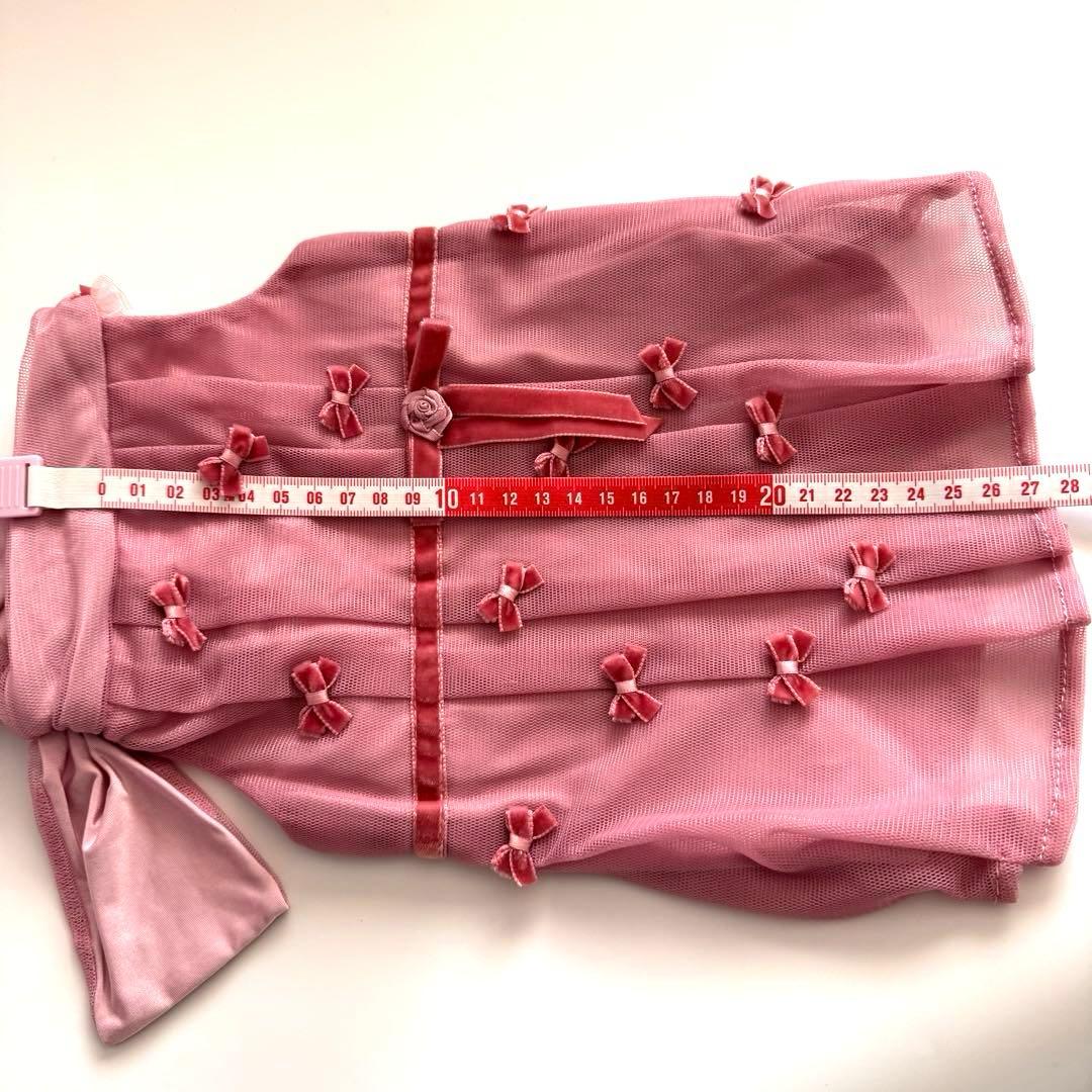 【希少・未使用】for pets only ローズピンク ドレスMサイズ 犬服