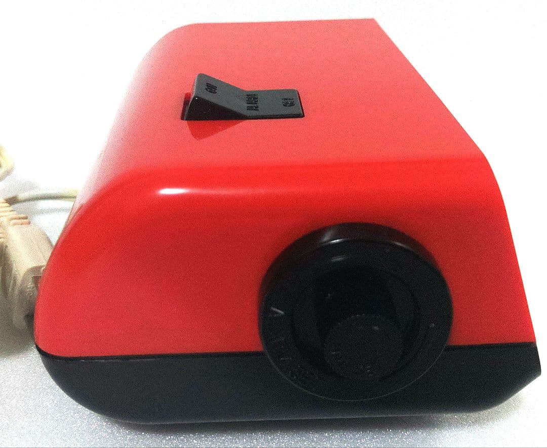 CITIZEN 赤 デジタル置時計 リズム時計工業 パタパタ表示