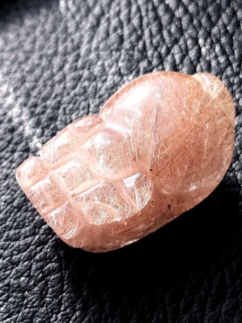 【金運恋愛運】ピンクルチル　貔貅　貫通穴あり　ビッグサイズ