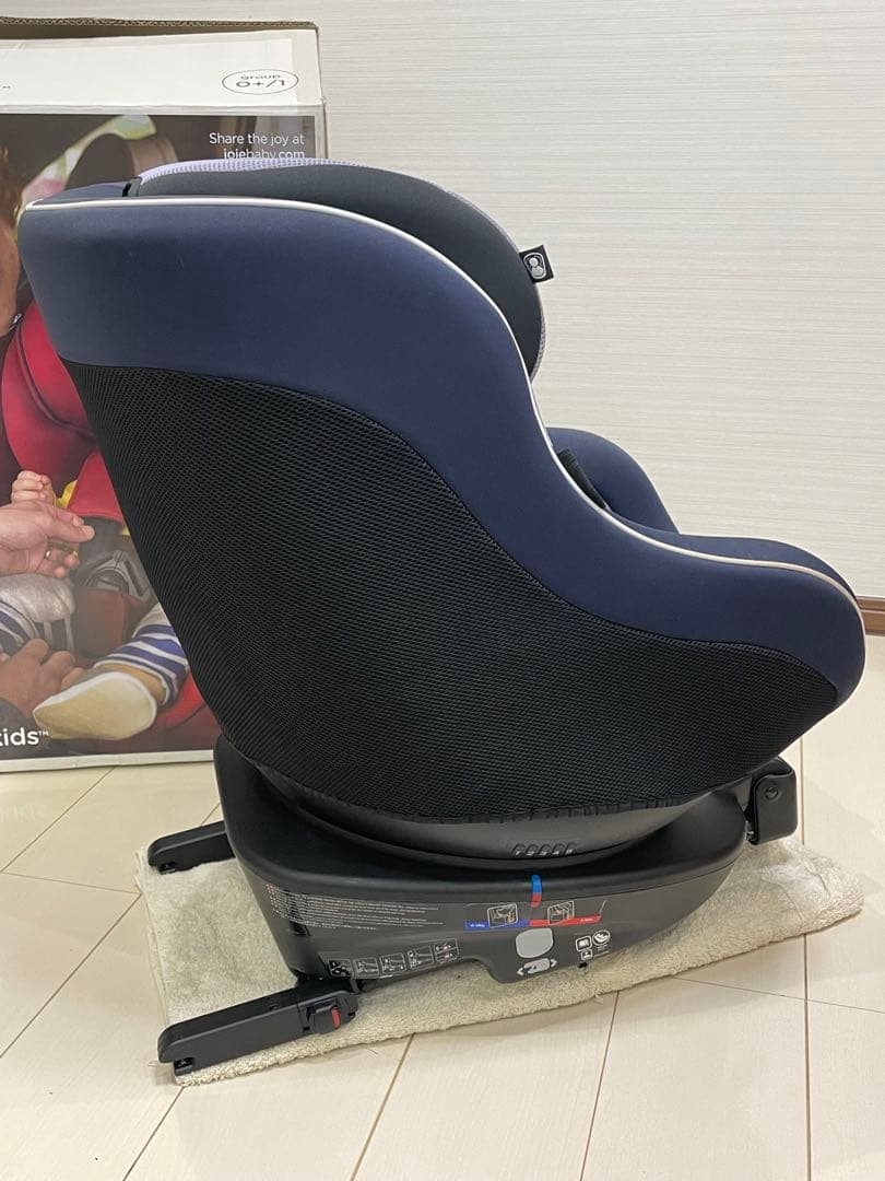 Joie アーク360° ISOFIX ネイビー/グレー クリーニング済み 美品