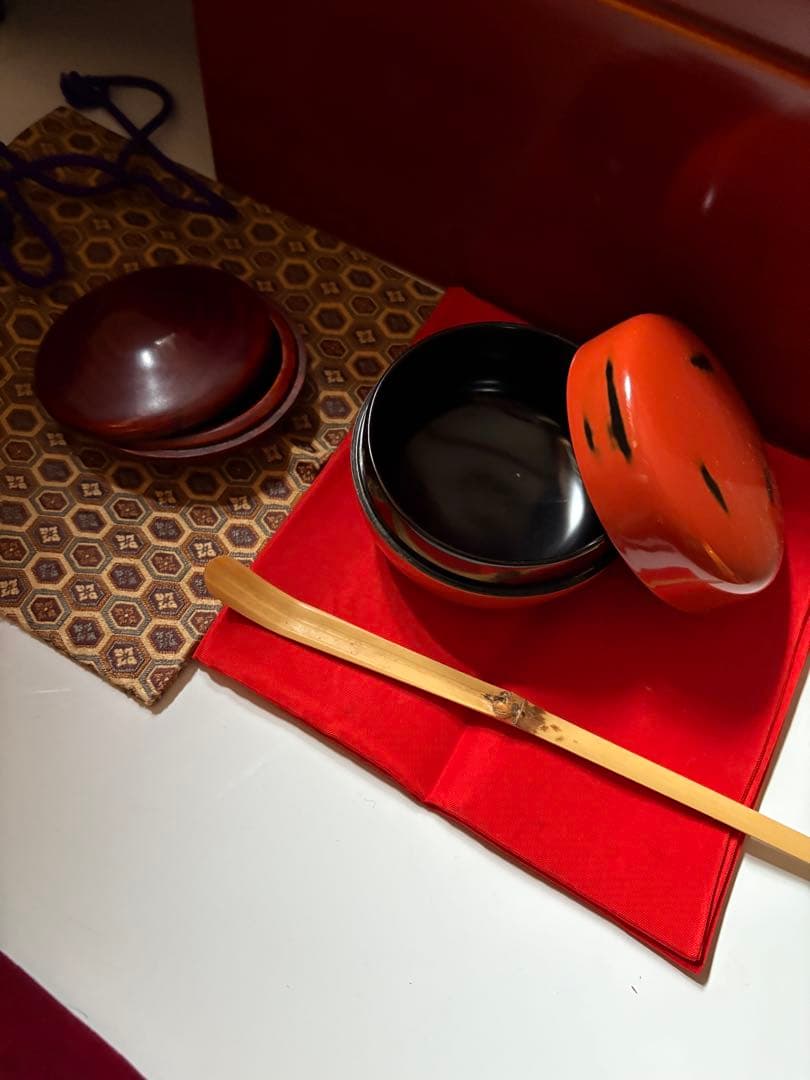 茶道具セット 茶箱と茶器