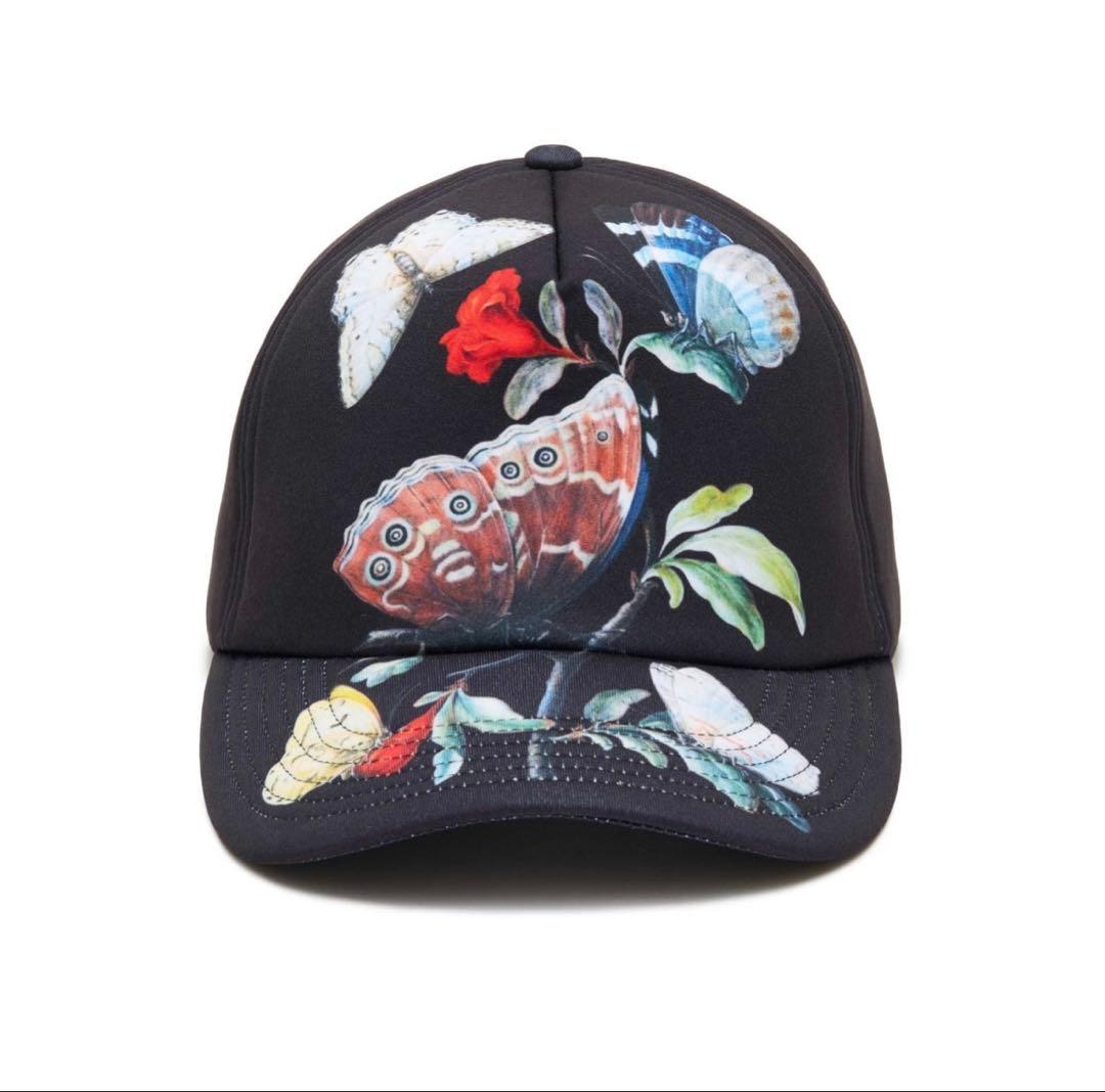 25aw UNDERCOVER 総柄ベースボールキャップ ブラック