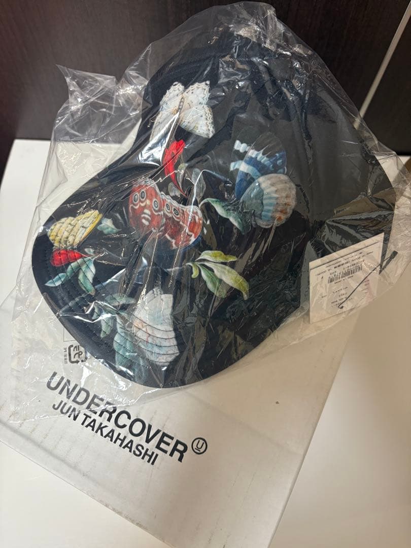 25aw UNDERCOVER 総柄ベースボールキャップ ブラック