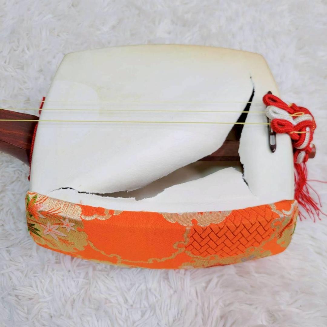 【ハードケース付】 三味線 太棹 プロ仕様 現状品 Y2