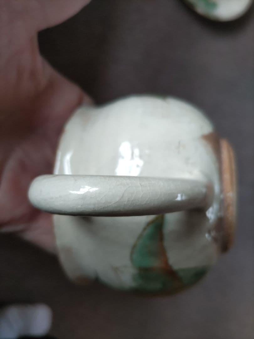 翌日発送　希少　先代作！陶葊・陶あん カップ＆ソーサー　牡丹絵　大振り