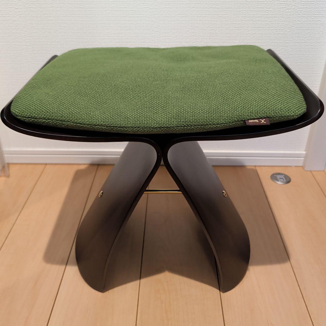 【天童木工】柳宗理　バタフライスツール＆専用クッション