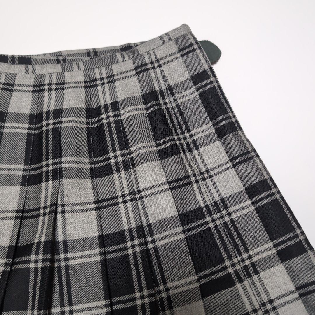 美品★オニールオブダブリン　チェック キルト ラップスカート 太ベルト★ピン付