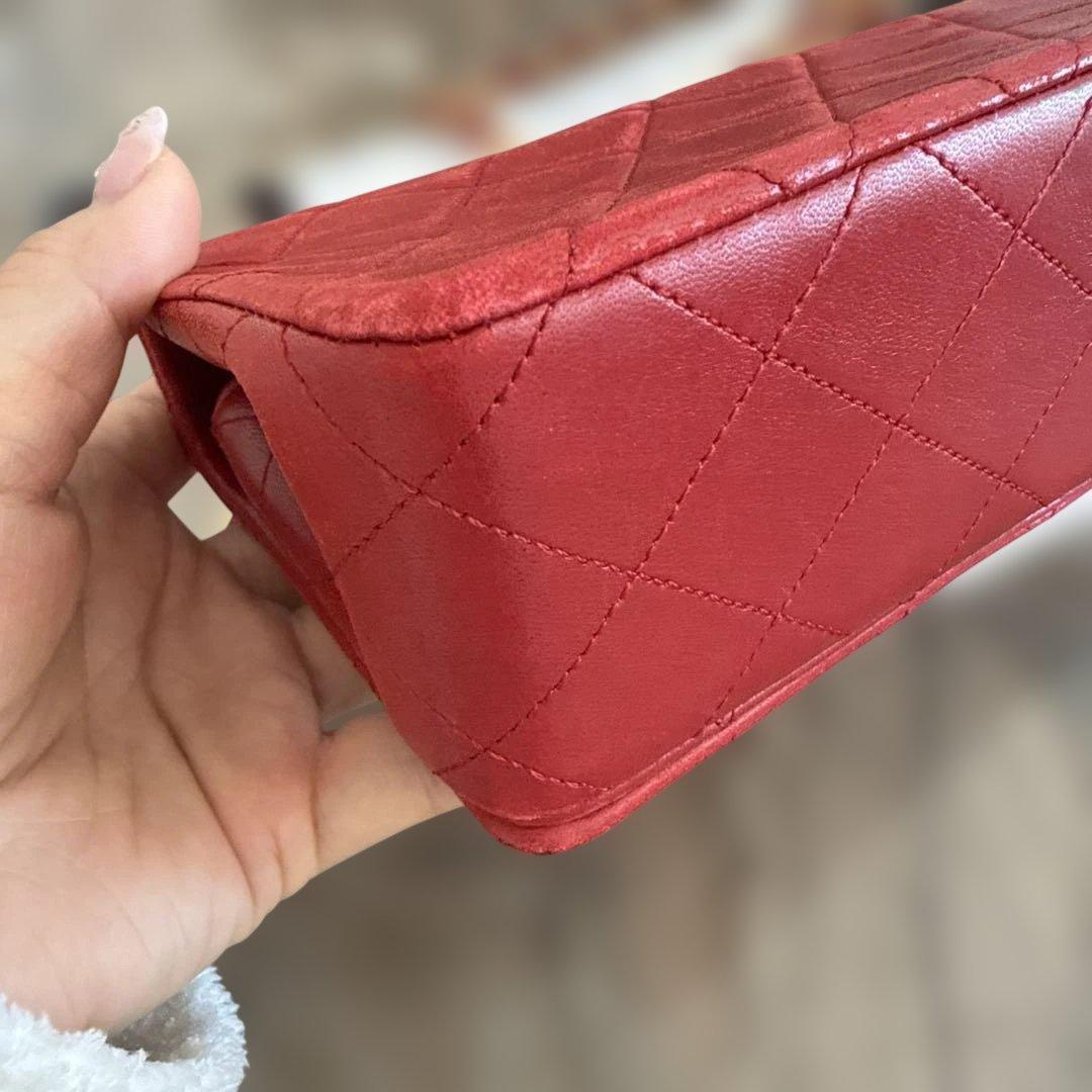 CHANELシャネル　マトラッセチェーンウォレット　プッシュロック　ラムスキン