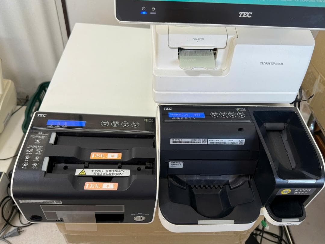 TEC POSレジ QT-200 ShopWork7G+VT-330 新紙幣対応
