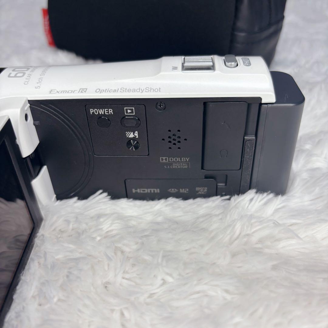 SONY HDR-CX420(W) ビデオカメラ ホワイト