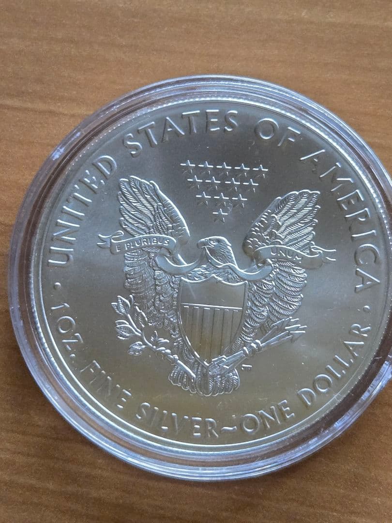 アメリカ　イーグル 銀貨　１オンス 2021年　1ドル