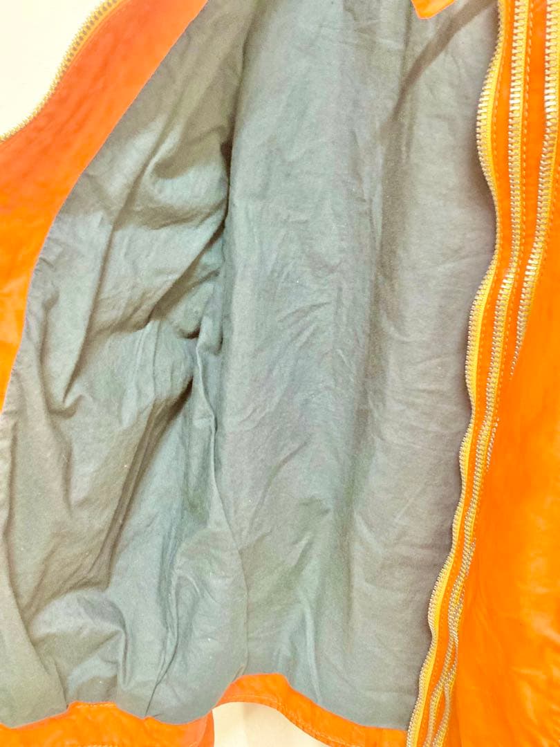 ディースクエアード　ライダースジャケット　オレンジ