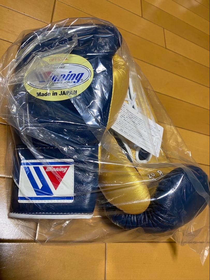 ［井上尚弥］Winning ボクシンググローブ 8ozネイビー/ゴールド