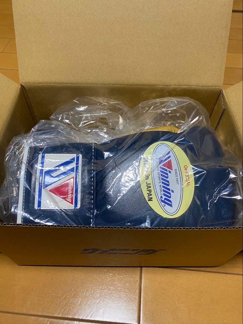 ［井上尚弥］Winning ボクシンググローブ 8ozネイビー/ゴールド