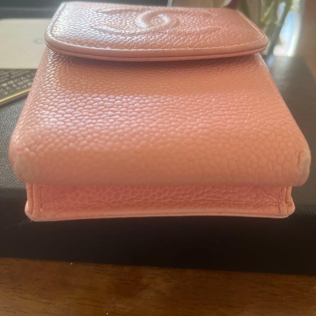 A*✨様 CHANEL ピンク レザー 小物入れ