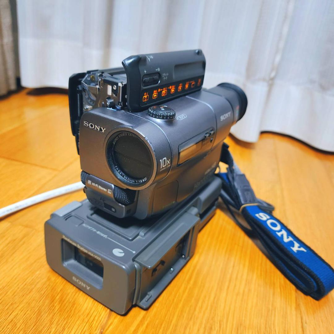 【動作確認済】SONY 高画質 Hi8 ビデオカメラ CCD-TR3 説明書 付