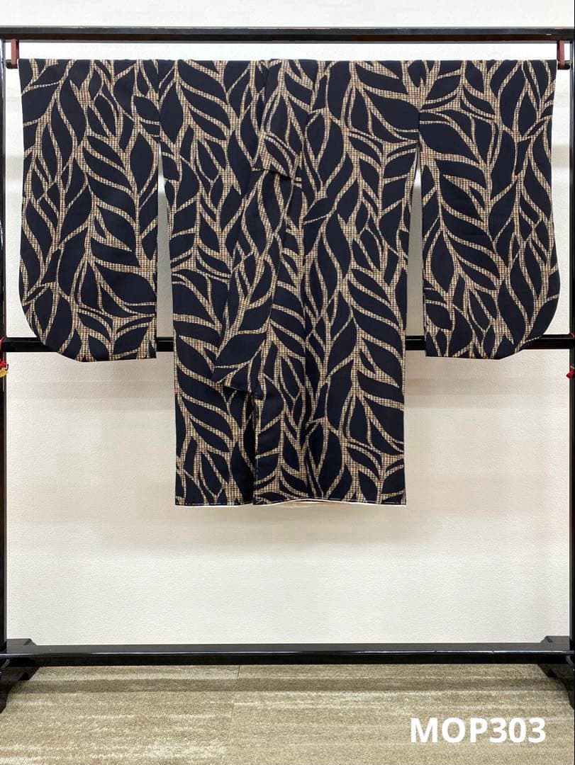 2尺袖 ブランド ポリエステル着物 ラフィーネココ 袴用